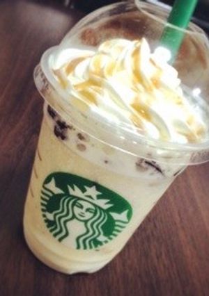 スタバ バナナ&キャラメルフラペチーノ-レシピのメイン写真