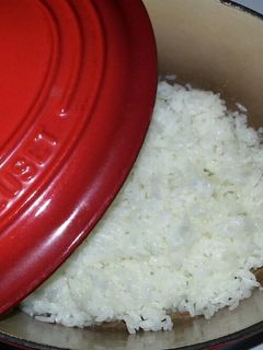 ルクルーゼ で炊く美味しいご飯-レシピのメイン写真