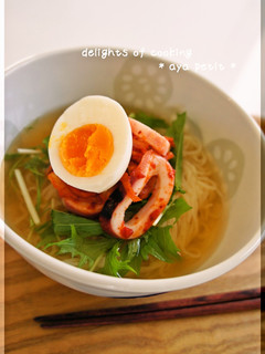 ☆ 茹でイカで簡単冷麺 ☆-レシピのメイン写真