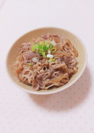 ヘルシーに❀美味しい牛丼-レシピのメイン写真