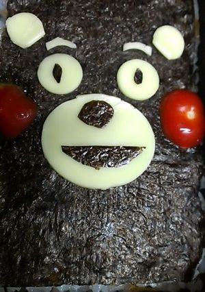 キャラ弁　くまもん弁当-レシピのメイン写真
