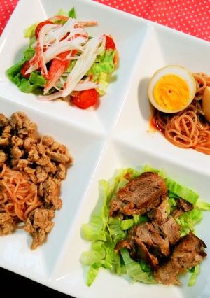 ４種のピビン麺～オシャレにいただきます♪-レシピのメイン写真