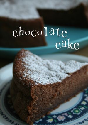 チョコのクリームケーキ-レシピのメイン写真