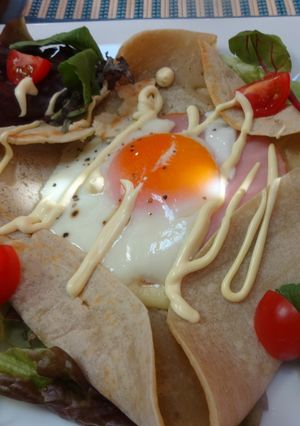 そば粉のガレット-レシピのメイン写真