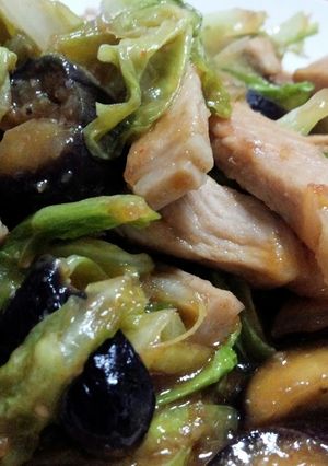 豚肉・なす・ｷｬﾍﾞﾂの簡単回鍋肉-レシピのメイン写真