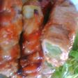豚肉でねぎ巻き 梅でさっぱり