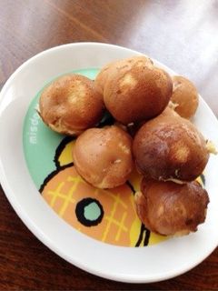 簡単!たこ焼き器でベビーカステラ♡♥︎-レシピのメイン写真