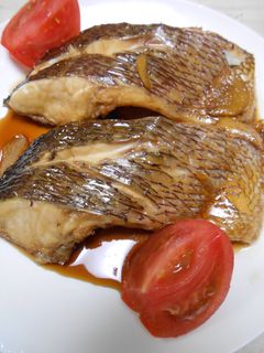 フライパンで真鯛の煮付け-レシピのメイン写真