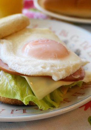 ランチに☆ハムチーズエッグマフィン-レシピのメイン写真