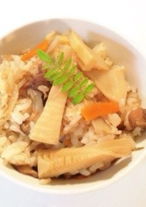旬の味♡たけのこご飯-レシピのメイン写真
