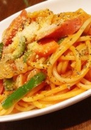 やみつき！コテコテのナポリタン！-レシピのメイン写真