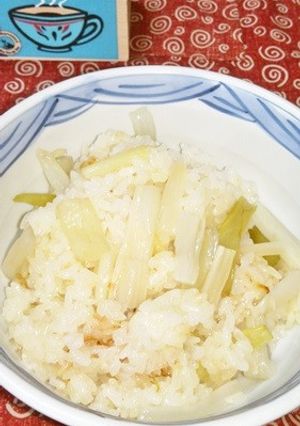 風薫る五月の夕飯は❀独活おこわ❀-レシピのメイン写真