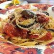 昭和の味?茄子とベーコンのトマトパスタ♫