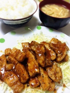 簡単!キャベツとごはんがすすむトンテキ-レシピのメイン写真