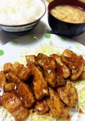 簡単！キャベツとごはんがすすむトンテキ-レシピのメイン写真