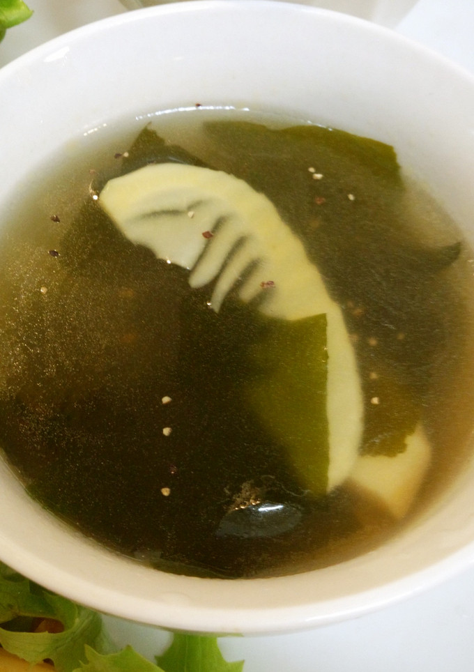 わかめと筍のぴりっとスープ-レシピのメイン写真