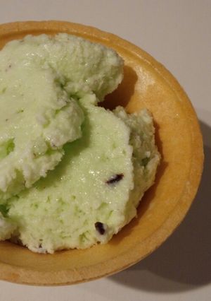 ミキサーで混ぜるだけ　チョコミントアイス-レシピのメイン写真