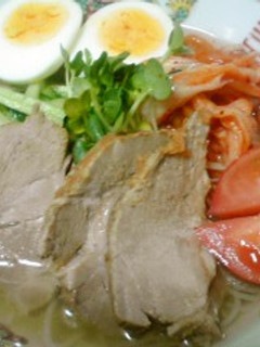 自家製チャーシューの冷麺-レシピのメイン写真