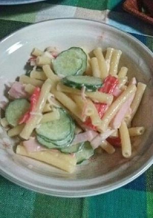 ﾏｶﾛﾆｻﾗﾀﾞ-レシピのメイン写真