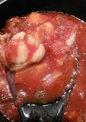 簡単 鶏肉のトマト煮-レシピのメイン写真