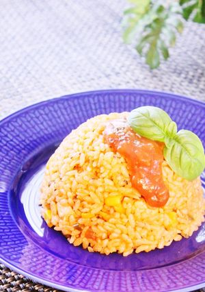 ❀炊飯器で簡単♪チキンライス❀-レシピのメイン写真