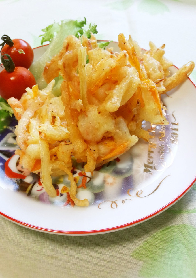 お手軽♪小海老と野菜のかきあげ-レシピのメイン写真