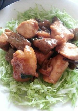 鶏肉とこんにゃくの甘辛炒め☆-レシピのメイン写真