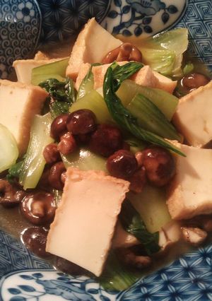 チンゲン菜とミニ椎茸の煮物-レシピのメイン写真