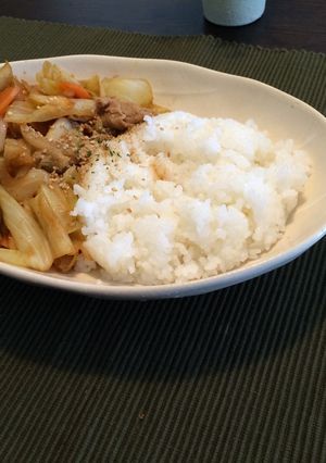 ヘルシー回鍋肉ライス-レシピのメイン写真