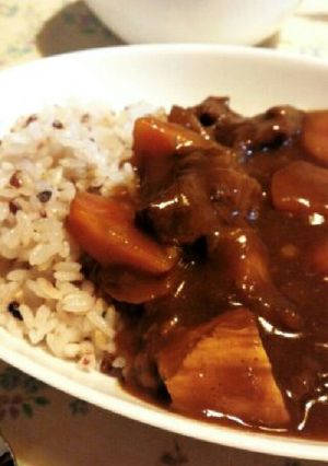 圧力鍋で♡とろとろ牛すじカレー-レシピのメイン写真