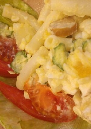 卵マカロニポテトサラダ-レシピのメイン写真