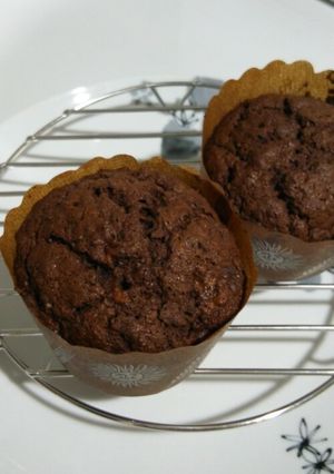 チョコバナナマフィン-レシピのメイン写真
