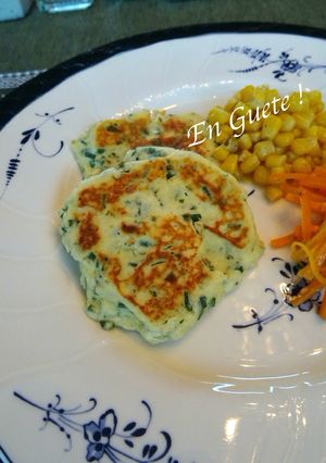 ハーブ入りパンケーキ・お食事に♬-レシピのメイン写真