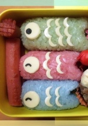 こどもの日☆鯉のぼり弁当☆キャラ-レシピのメイン写真