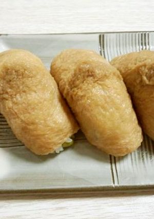 うまみジュワ！枝豆入り酢飯のおいなりさん-レシピのメイン写真