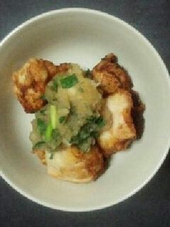 鶏胸肉のマヨ味噌揚げおろし和え-レシピのメイン写真