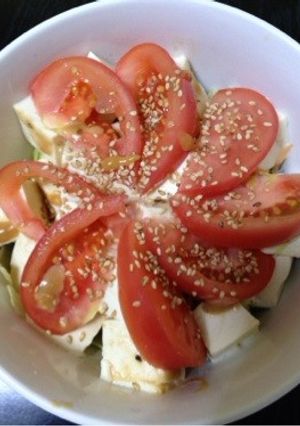 トマトと豆腐のサラダ-レシピのメイン写真
