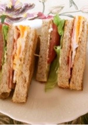 アメリカンクラブハウスサンド-レシピのメイン写真