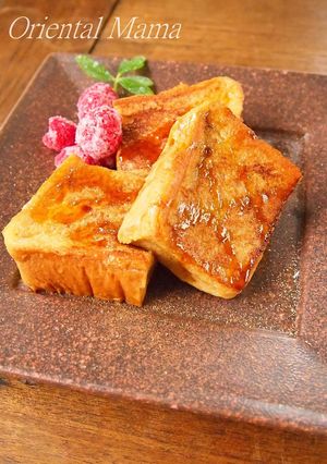 沖縄風な黒糖フレンチトースト！-レシピのメイン写真