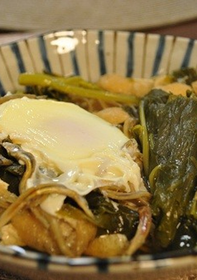 小松菜とじゃこのたまご落し煮-レシピのメイン写真