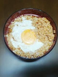 チキンラーメン納豆入り-レシピのメイン写真