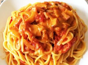 たっぷりソースの濃厚トマトクリームパスタ-レシピのメイン写真