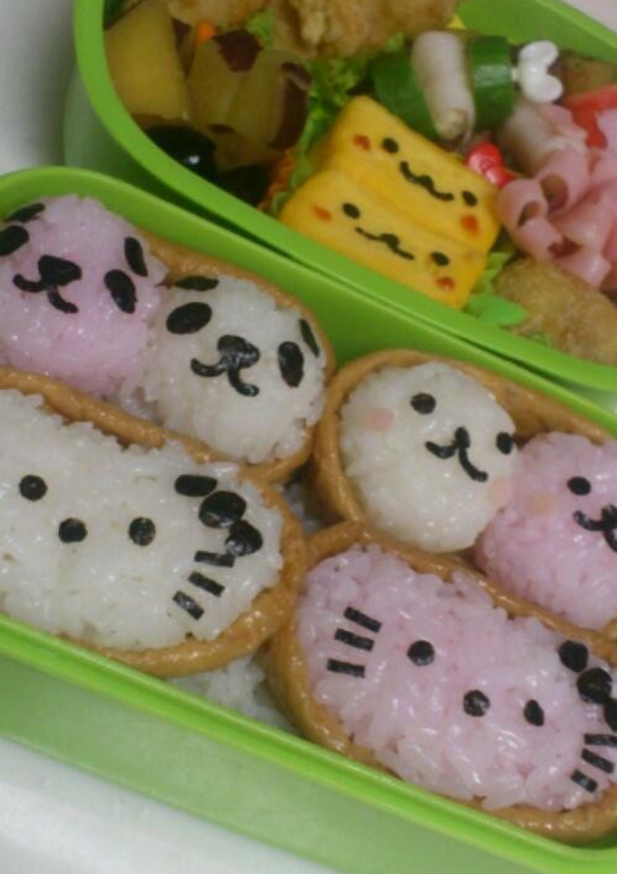 キャラ弁♥お稲荷さん♡-レシピのメイン写真