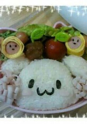 シナモンロール　キャラ弁-レシピのメイン写真