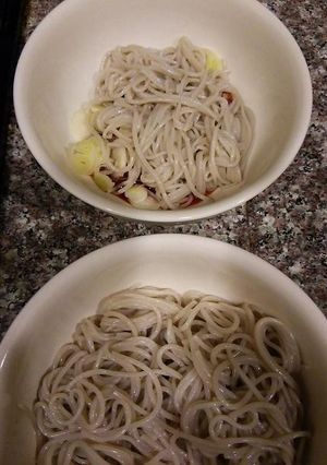 納豆とネギのピビン麺-レシピのメイン写真