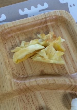 こどもの日 シュウマイの皮でカブト-レシピのメイン写真