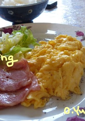 ～ホテルの朝食　スクランブルエッグ～-レシピのメイン写真
