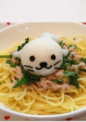 大根おろしアート❤︎ゴマあざらし♪-レシピのメイン写真
