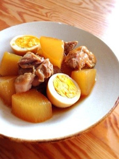 鶏肉と大根とゆで卵のこってり旨煮-レシピのメイン写真