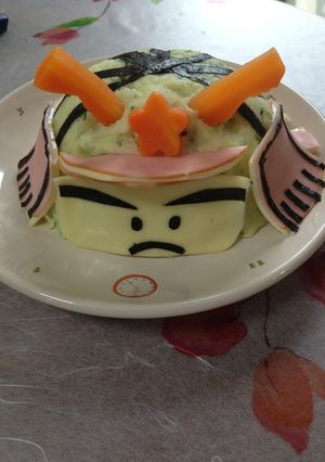 こどもの日 兜サラダ-レシピのメイン写真